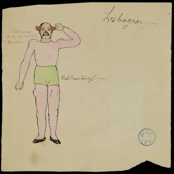 partie d'un ensemble de dessins Les bragaar 1968.102.965 Photo