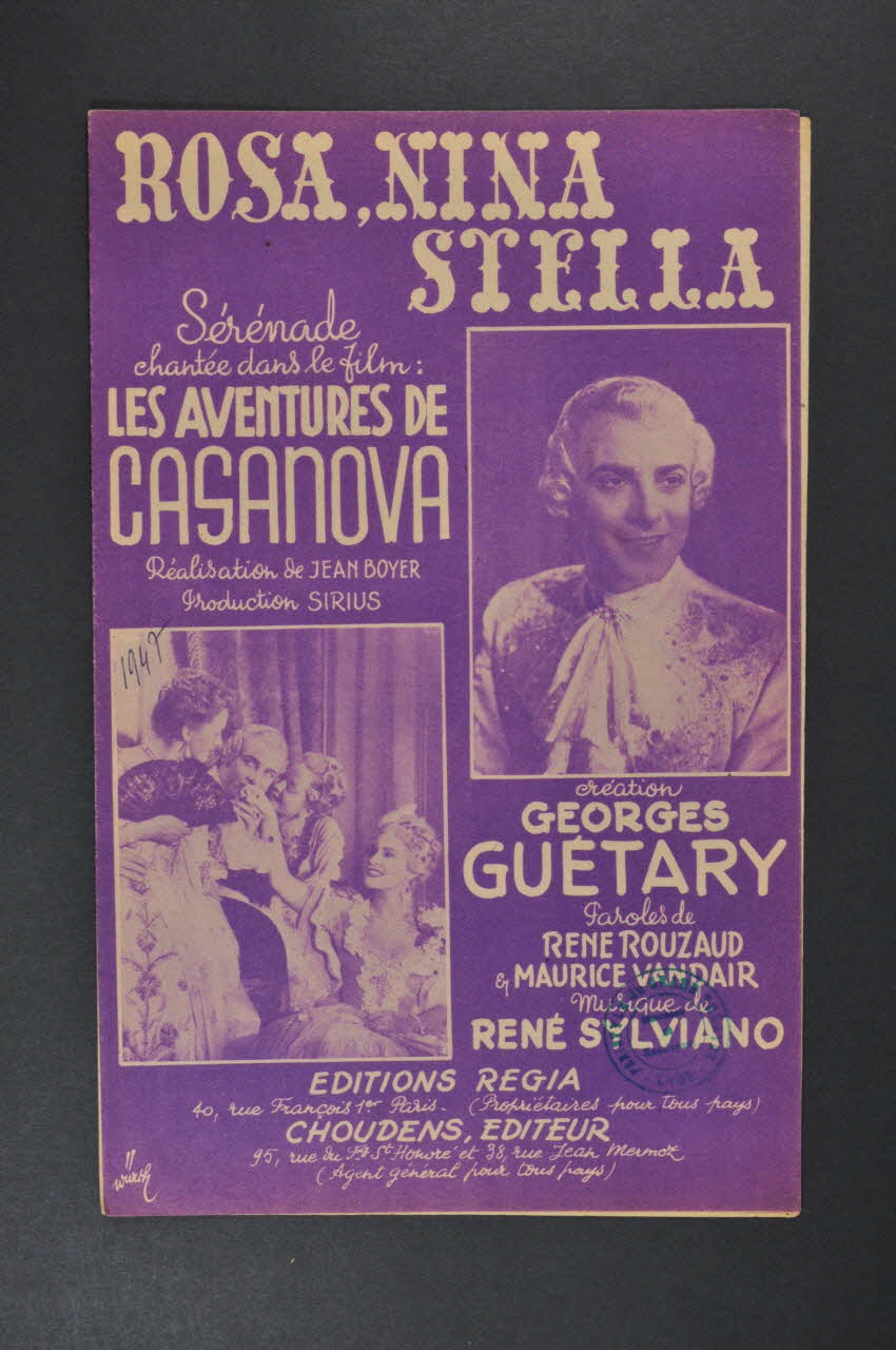 chanson petit format 1965.163.9 Photo Mucem