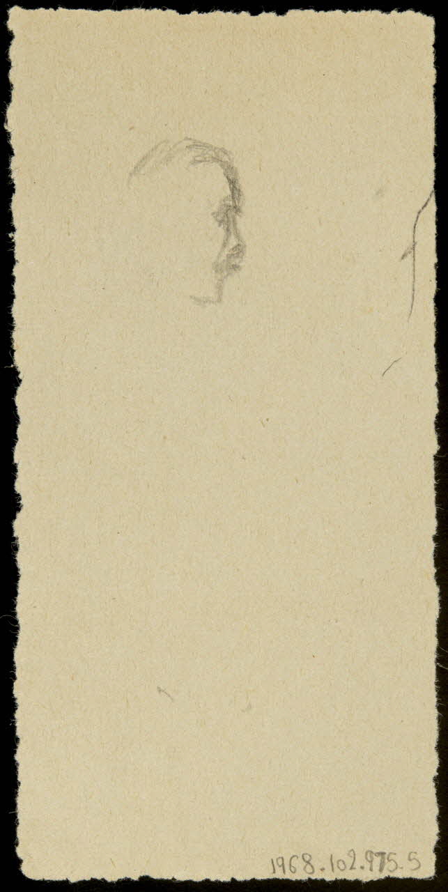partie d'un ensemble de dessins Esquisses 1968.102.975.5  Photo