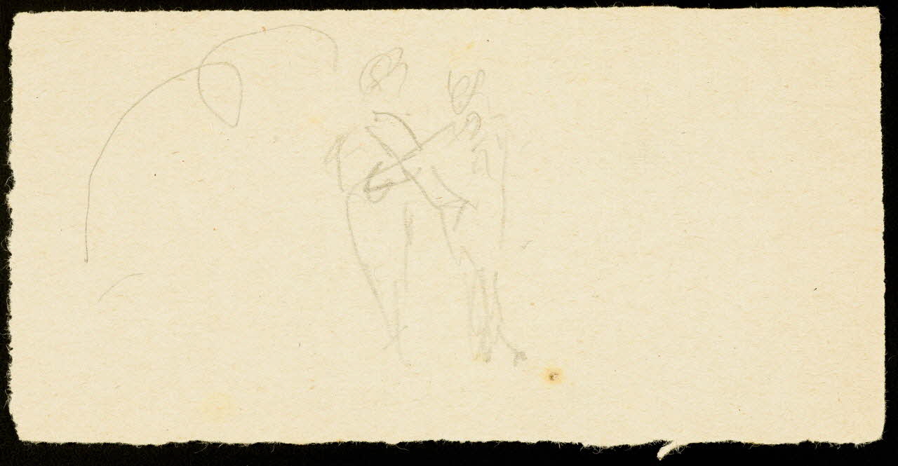 partie d'un ensemble de dessins Ebauche de dessin 1968.102.983.2 Photo