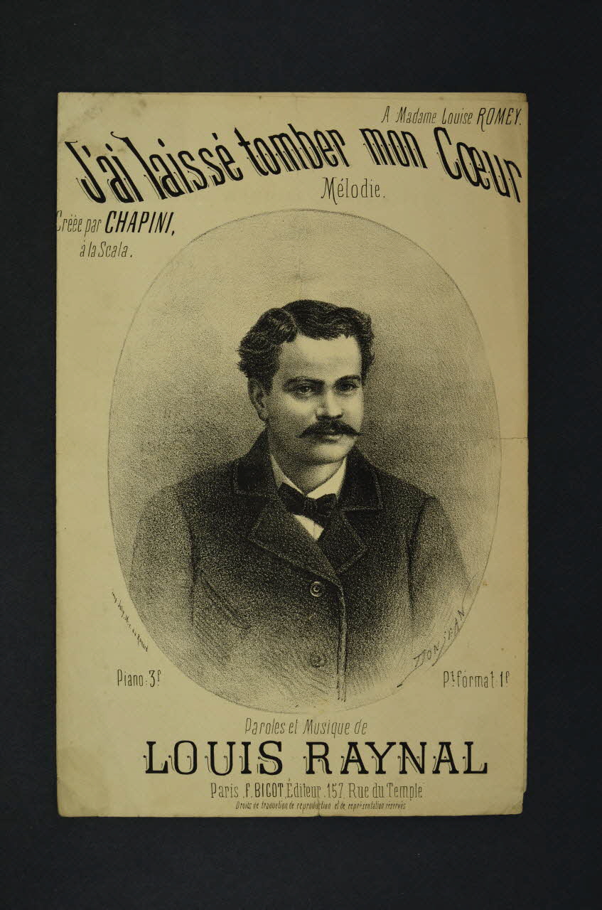 chanson petit format 1966.158.70 Photo Mucem