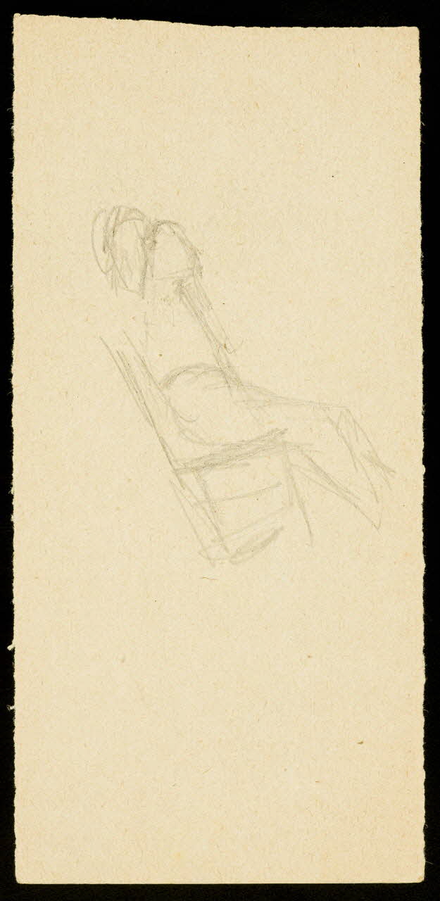 partie d'un ensemble de dessins Ebauche de figure 1968.102.990.6 Photo