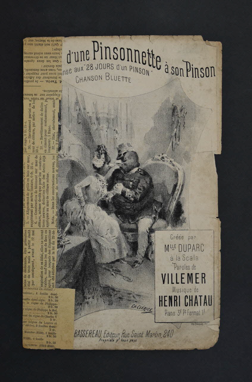 chanson petit format 1966.158.73 Photo Mucem