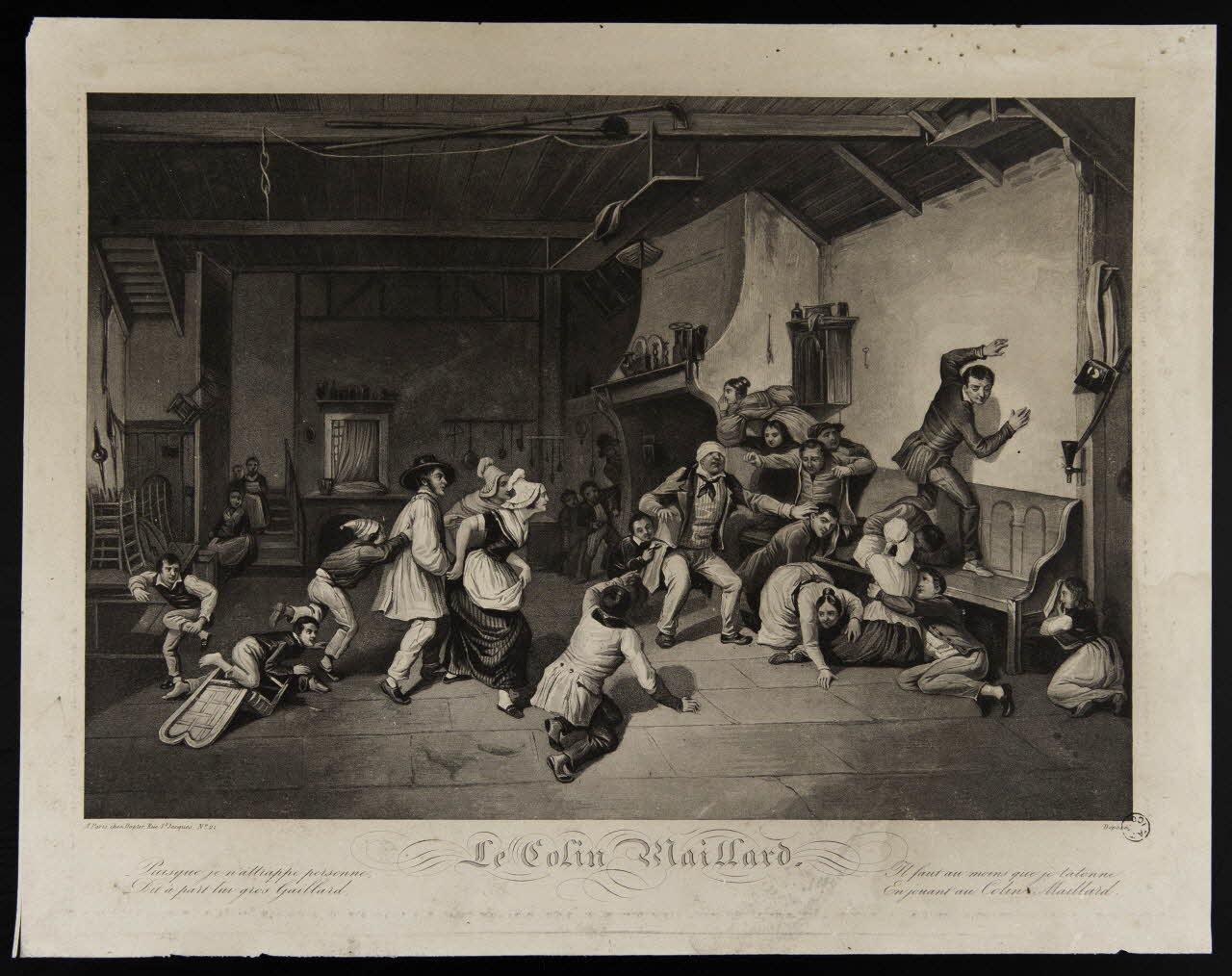 estampe LE COLIN MAILLARD. 1968.35.7 Photo