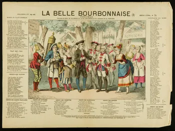 estampe LA BELLE BOURBONNAISE 1968.35.9 Photo
