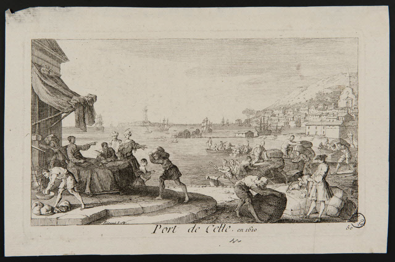 estampe Port de Cette. en 1610 1968.37.109 Photo