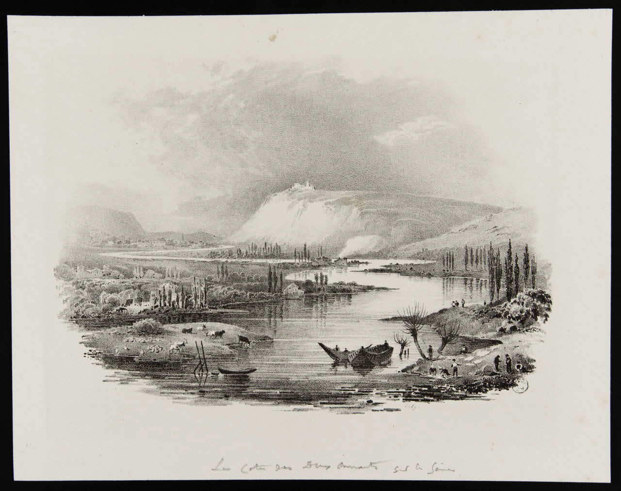 estampe La Cote des deux amants sur la Seine 1968.37.110 Photo