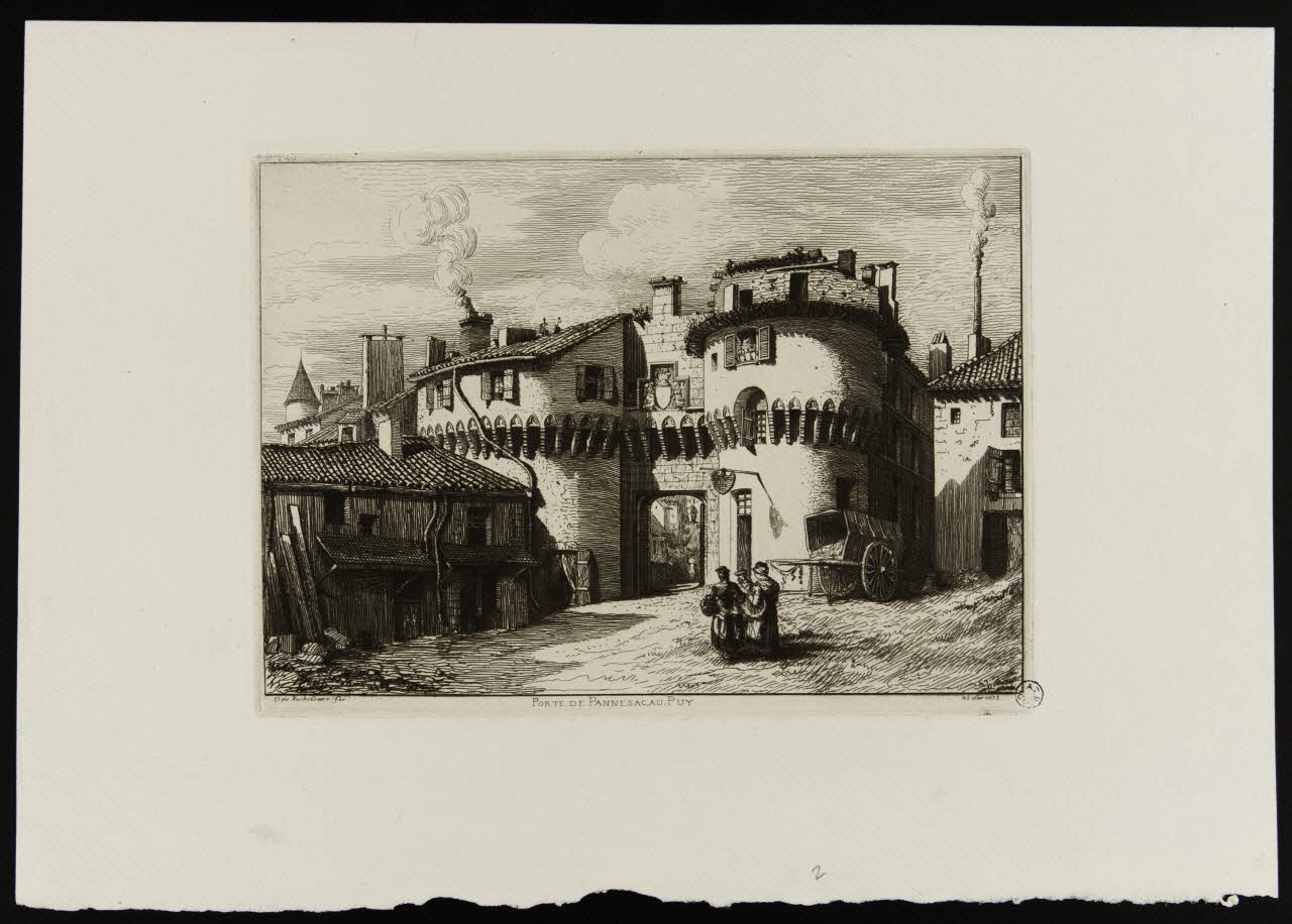 estampe PORTE DE PANNE SAC AU PUY 1968.37.114 Photo