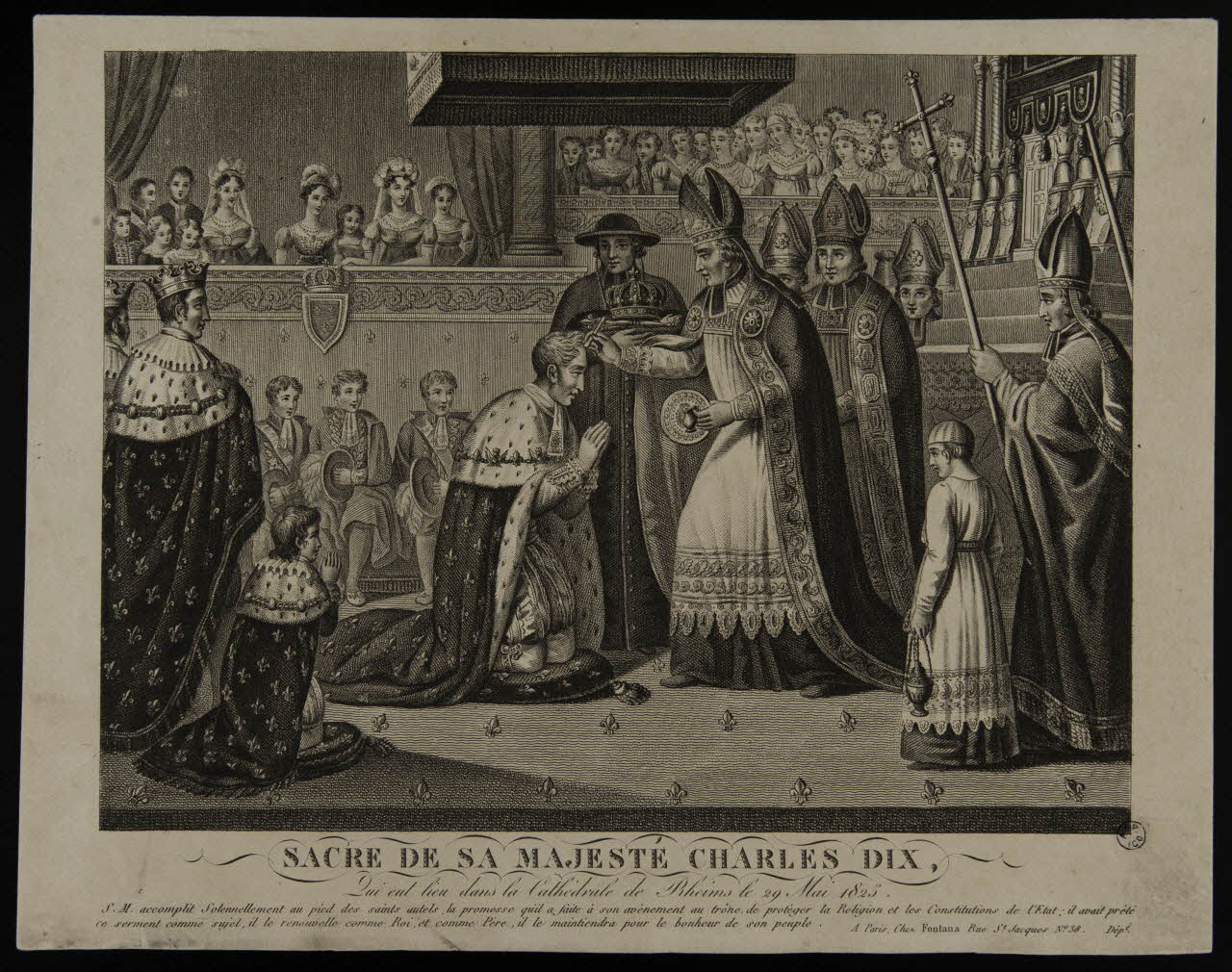 estampe SACRE DE SA MAJESTE CHARLES DIX 1968.37.22 Photo