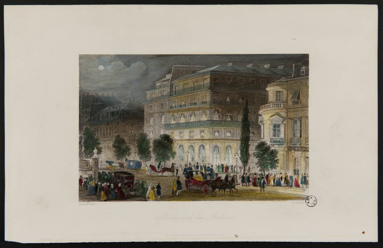 estampe Boulevard des Italiens 1968.37.27 Photo