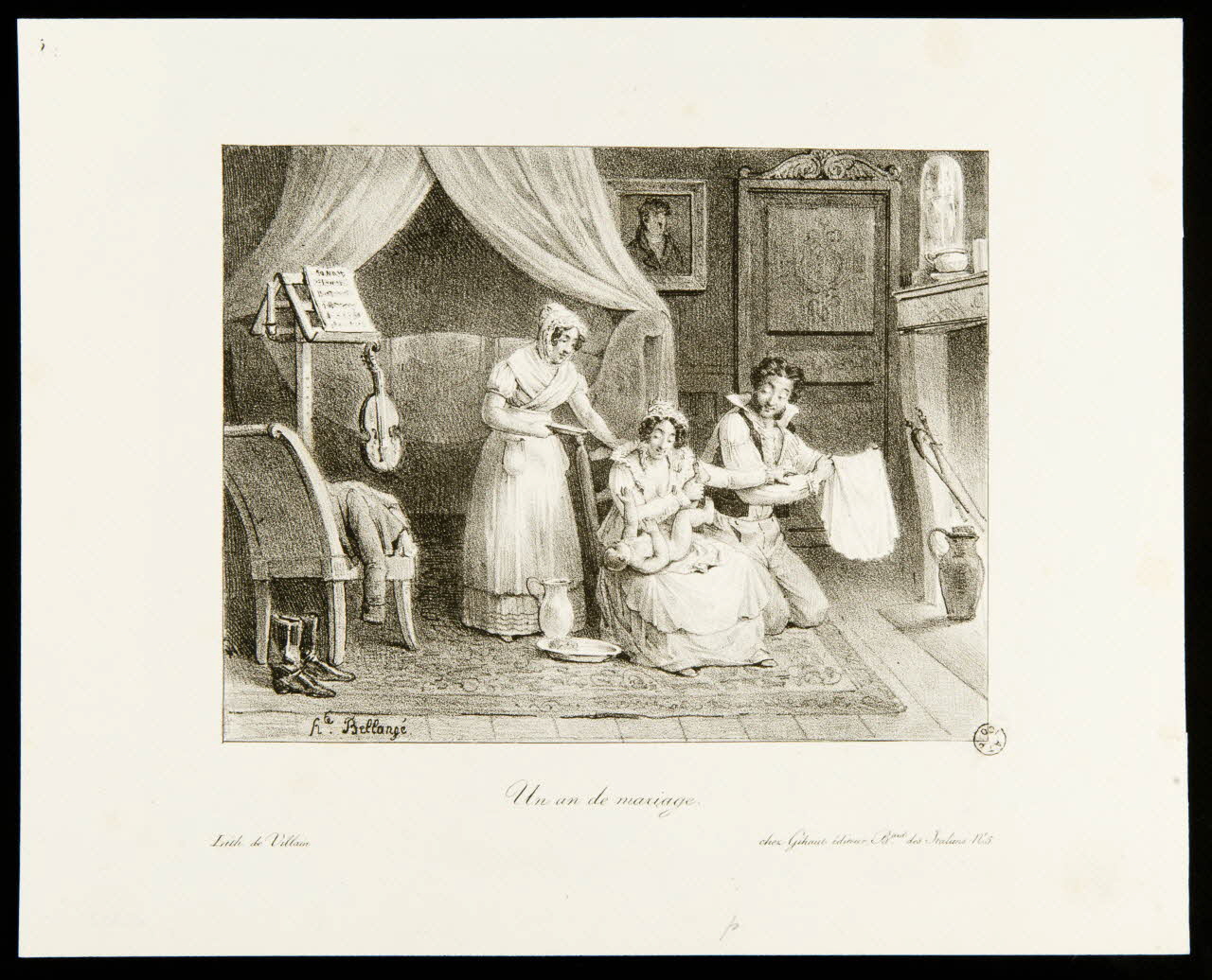 estampe Un an de mariage. 1968.37.39 Photo