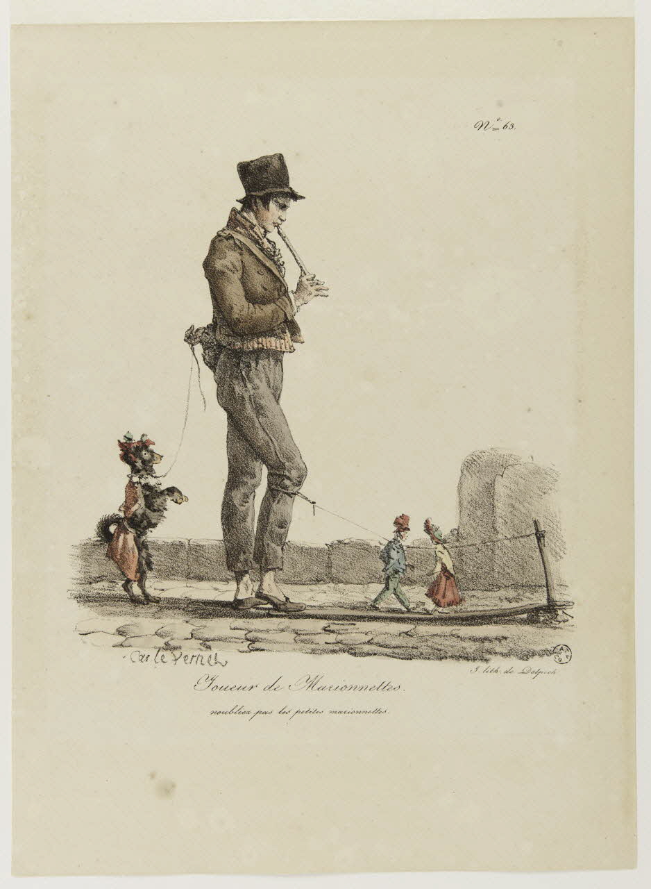 estampe Joueur de Marionnettes. 1968.37.48 Photo