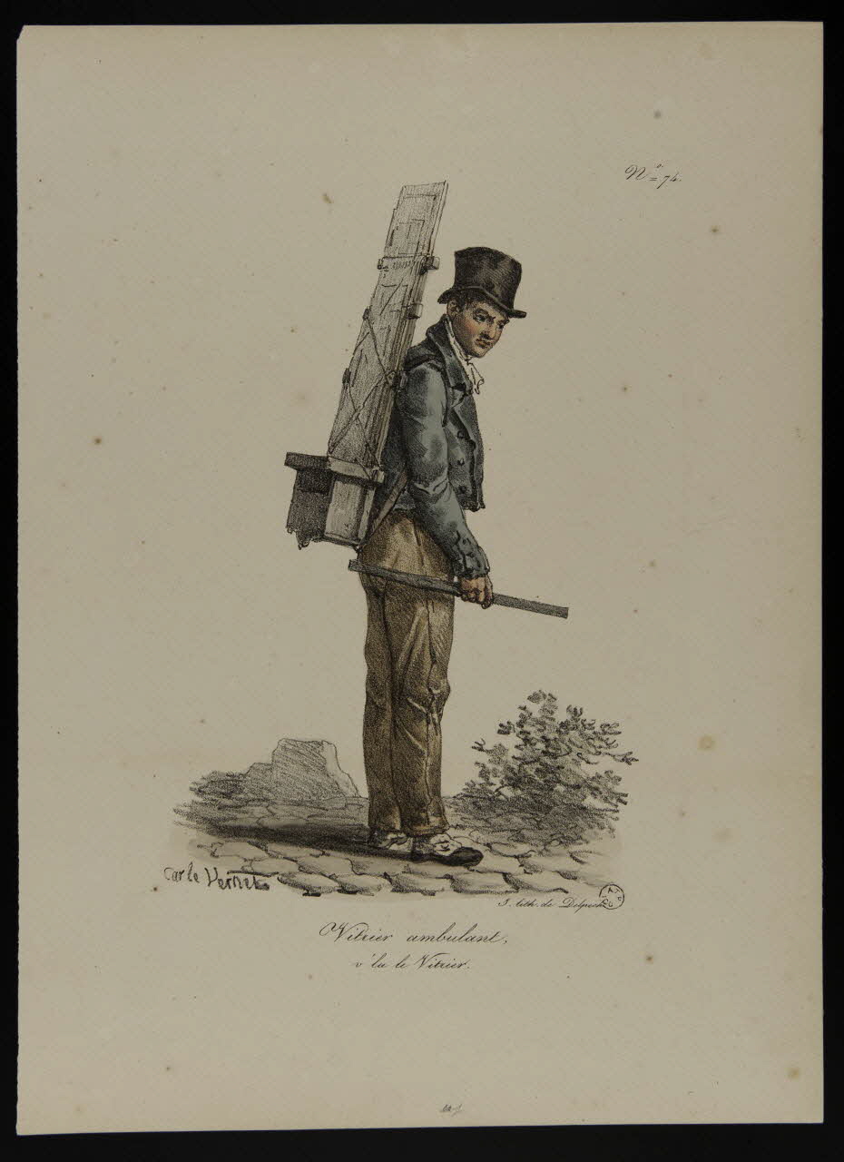 estampe Vitrier ambulant 1968.37.50 Photo