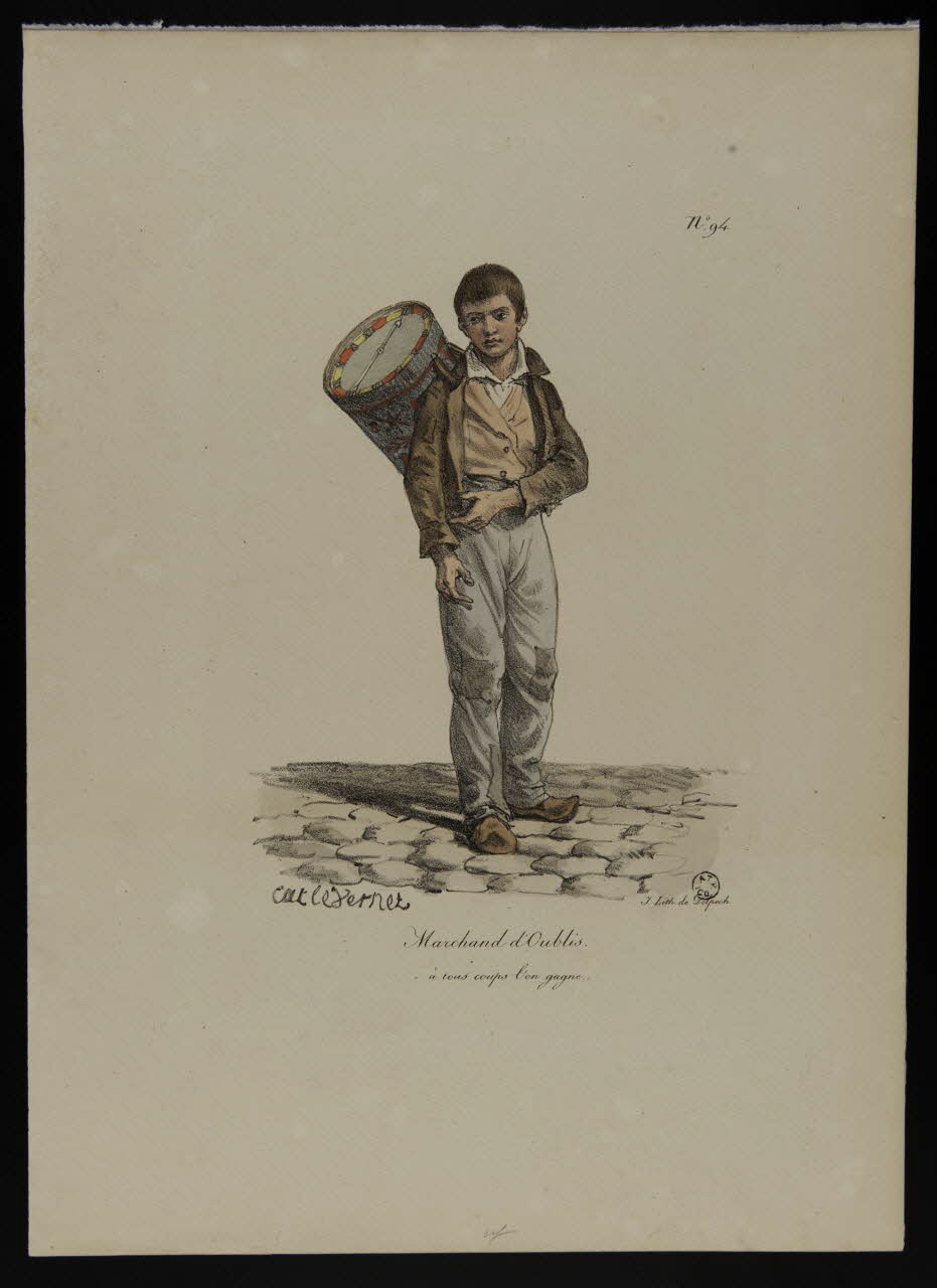 estampe Marchand d'Oublis. 1968.37.52 Photo