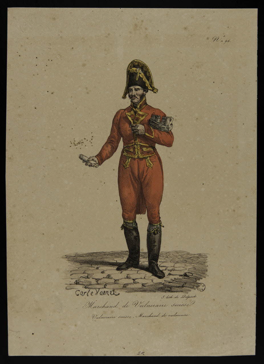 estampe Marchand de Vulneraire suisse 1968.37.53 Photo