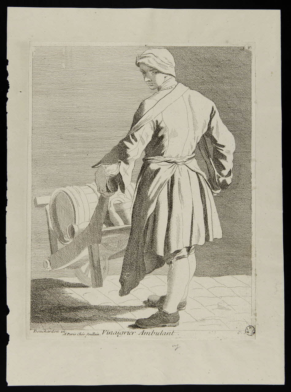 estampe Vinaigrier Ambulant. 1968.37.56 Photo