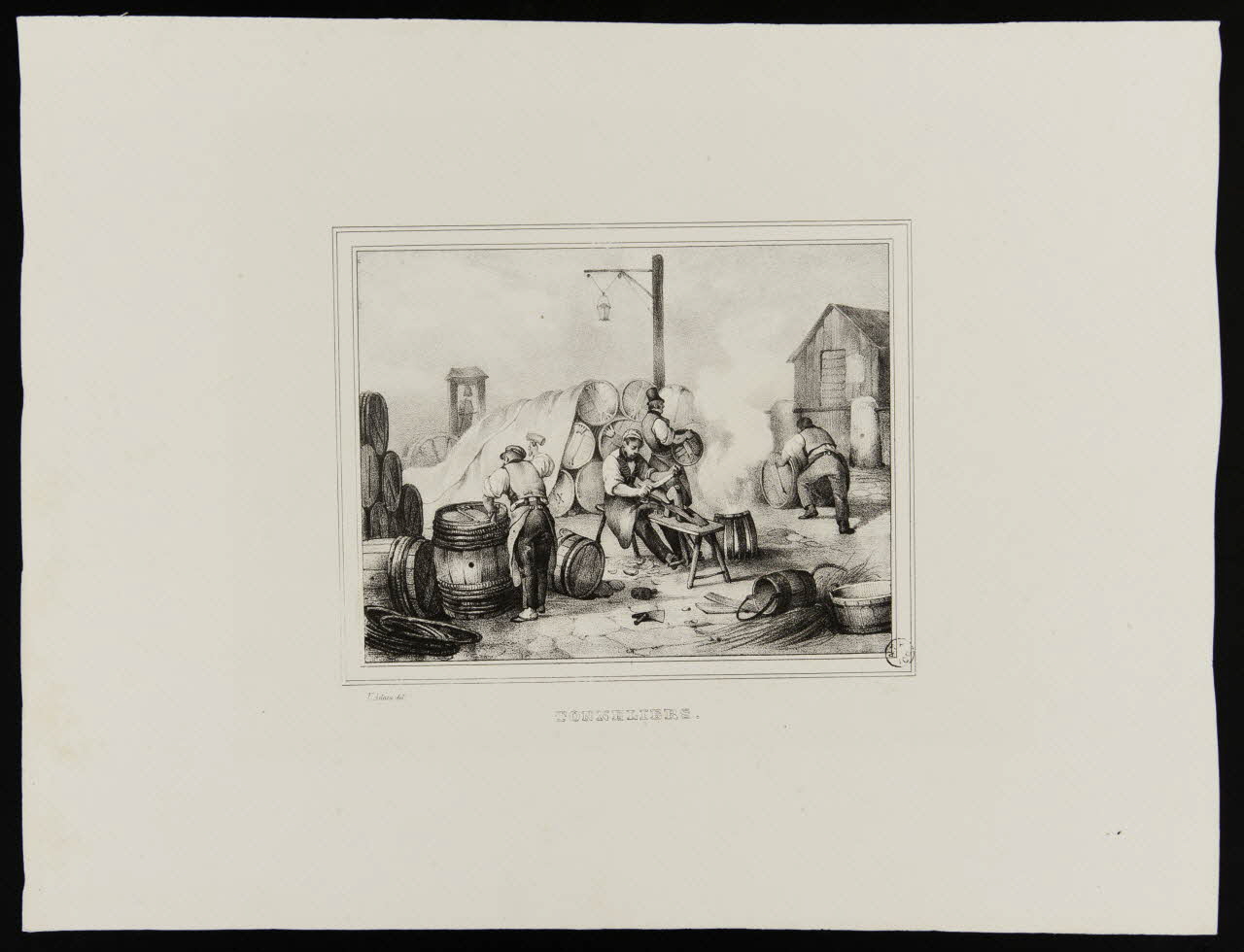 estampe TONNELIERS. 1968.37.80 Photo