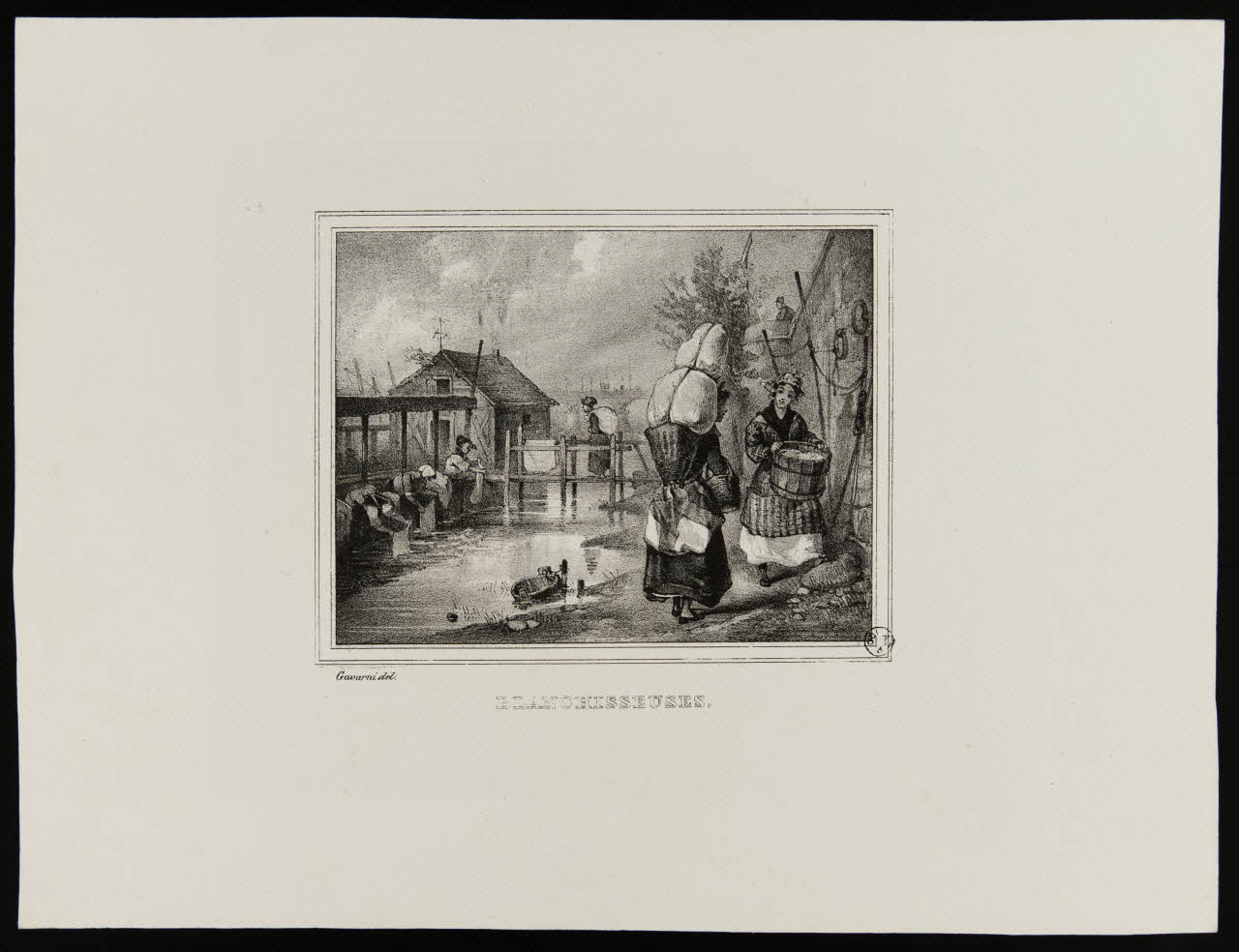 estampe BLANCHISSEUSES. 1968.37.82 Photo