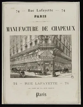 estampe MANUFACTURE DE CHAPEAUX 1968.37.92  Photo
