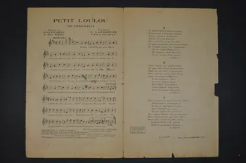 Fred Pearly ; Gaston Gabaroche ; Max Eddy ; Max-Rogé ; Francis F. Salabert chanson petit format Île-de-France, France 1925 1965.164.17 Photo Mucem