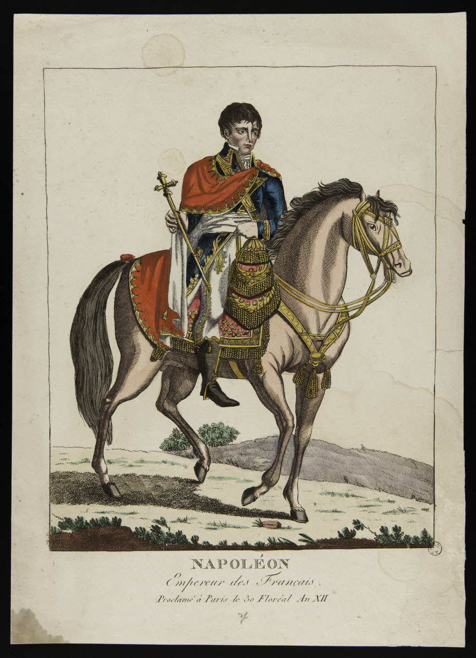 estampe NAPOLEON  Empereur des Français.  Proclamé à Paris le 30 Floréal An XII 1968.49.18 Photo