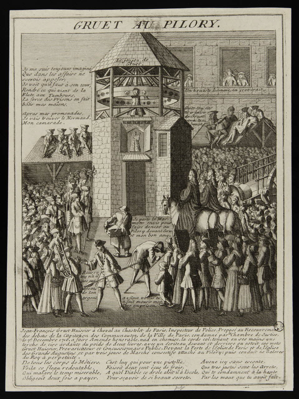 estampe GRUET AU PILORY. 1968.49.32 Photo