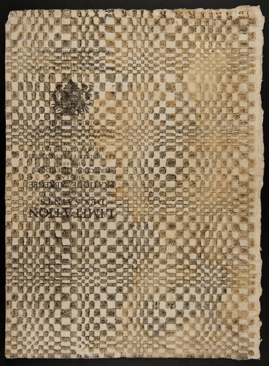 estampe Dominoterie Rhône-Alpes, France 1774 1968.51.110 Photo