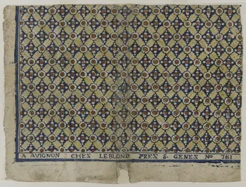 Leblond imagerie ancienne Dominoterie Avignon 1822 1968.51.168  Photo Mucem