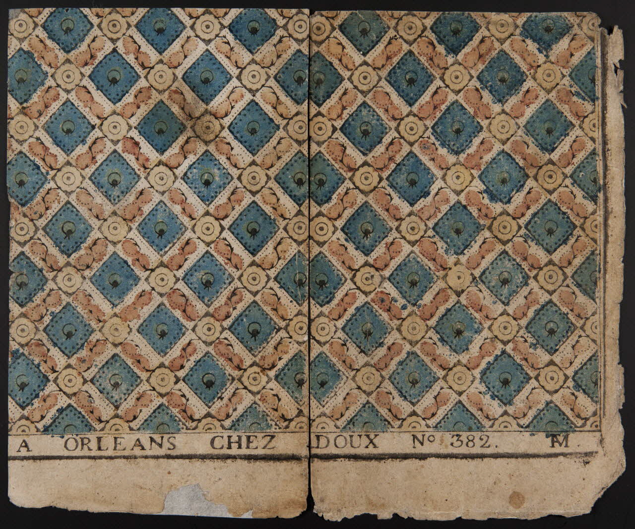 Michelin François imagerie ancienne Dominoterie 1771-1805 1968.51.173.1-2 Photo