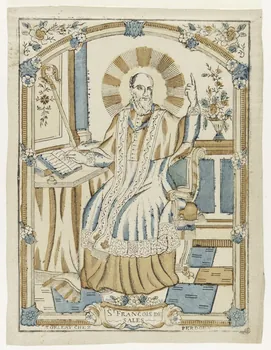 Pierre-Fiacre Perdoux imagerie ancienne ST FRANCOIS DE  SALES Orléans 1771-1780 1968.51.3 Photo
