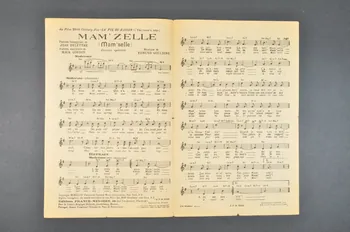 Mack Gordon ; Jean Delettre ; Edmund Goulding ; Roland Gerbeau ; France-Mélodie chanson petit format Île-de-France, France 1947 1966.158.87 Photo Mucem