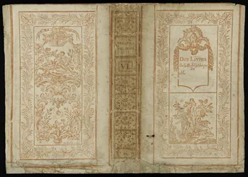 Michelin François imagerie ancienne Des Livres  de la Bibliothèque  de  M... Orléans 1785 1968.51.492 Photo