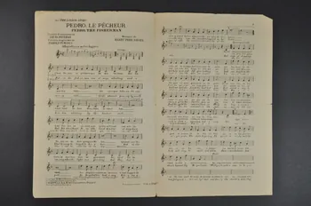 Harold Purcell ; Louis Poterat ; Harry Parr-Davies ; Georges Guétary ; Chappell; chanson petit format Île-de-France, France 1943 1966.158.88 Photo Mucem