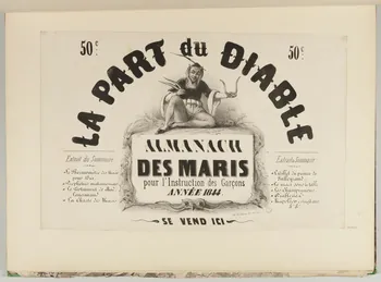 affiche LA PART DU DIABLE ALMANACH DES MARIS 1968.65.1.13 Photo