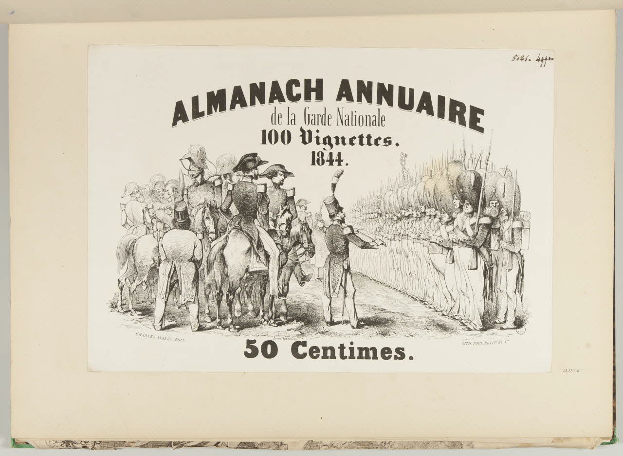 affiche ALMANACH ANNUAIRE  de la Garde Nationale 1968.65.1.14 Photo