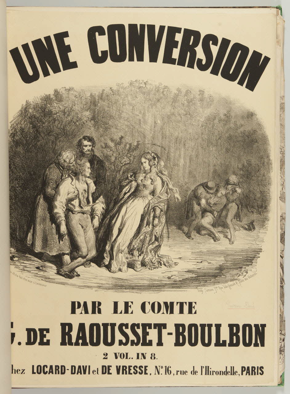 affiche UNE CONVERSION  PAR LE COMTE  G. DE RAOUSSET-BOULBON 1968.65.1.18 Photo