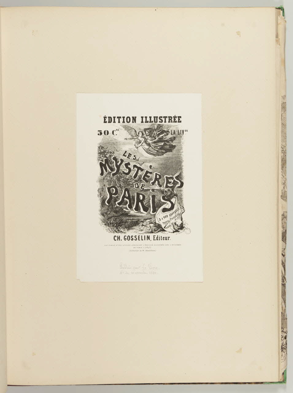 affiche EDITION ILLUSTREE  LES  MYSTERES  DE  PARIS 1968.65.1.20 Photo