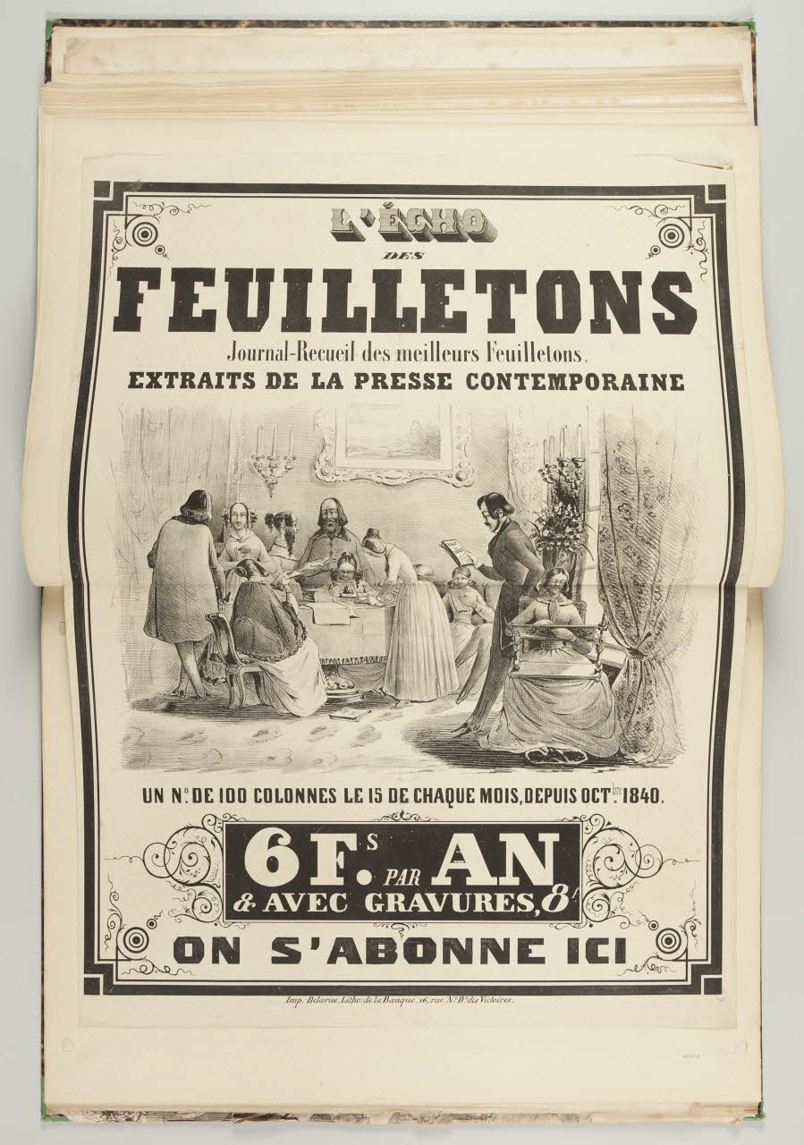 affiche L'ECHO  DES  FEUILLETONS 1968.65.1.21 Photo