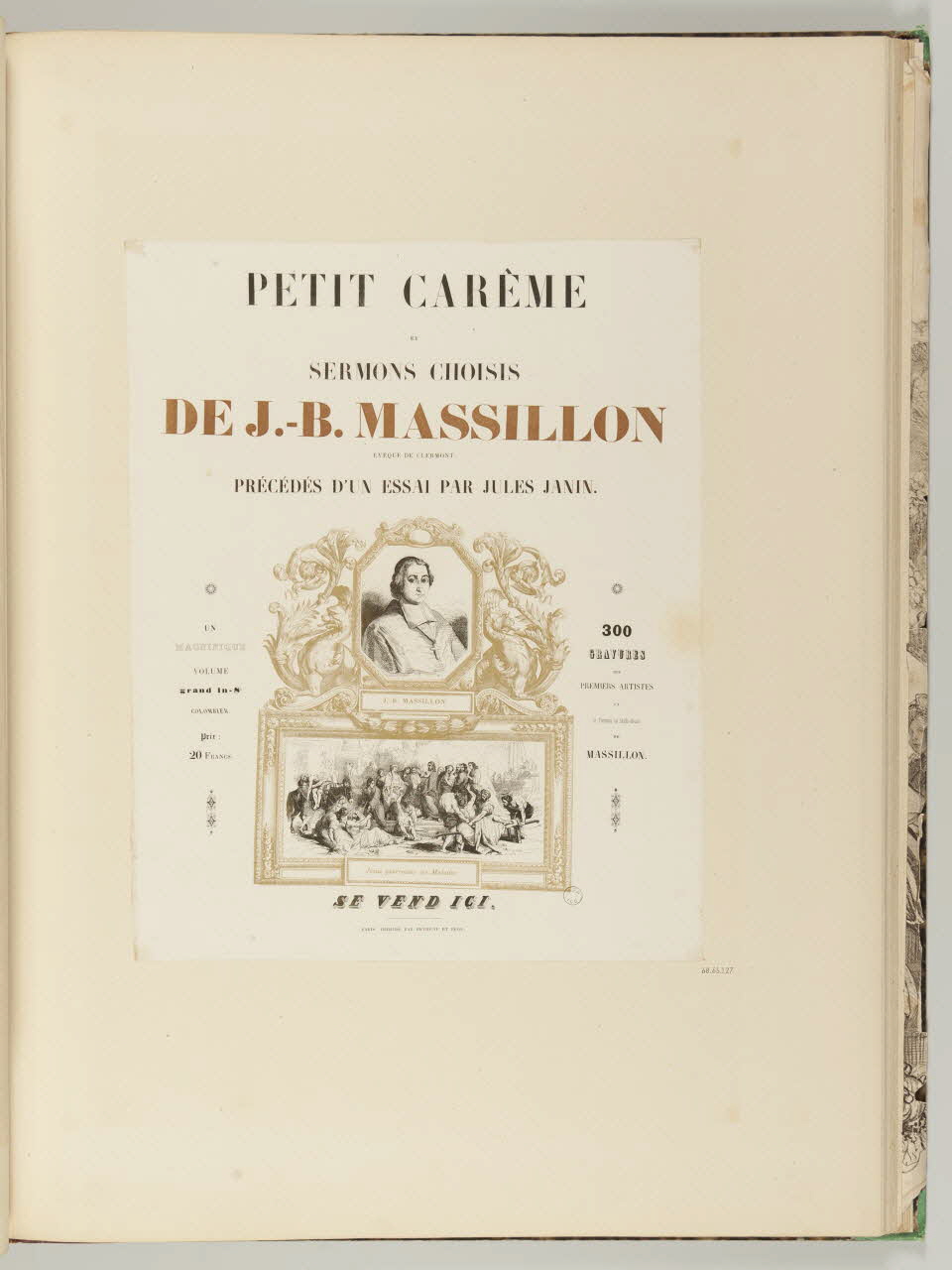 affiche PETIT CAREME  ET  SERMONS CHOISIS 1968.65.1.27 Photo