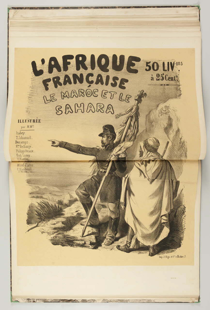 affiche L'AFRIQUE FRANCAISE LE MAROC ET LE SAHARA 1968.65.1.28 Photo