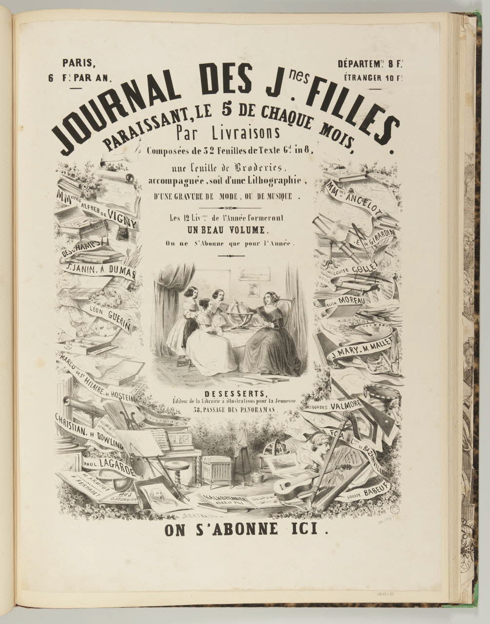 affiche JOURNAL DES Jnes. FILLES. 1968.65.1.33 Photo