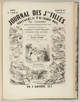 affiche JOURNAL DES Jnes. FILLES. 1968.65.1.33  Photo