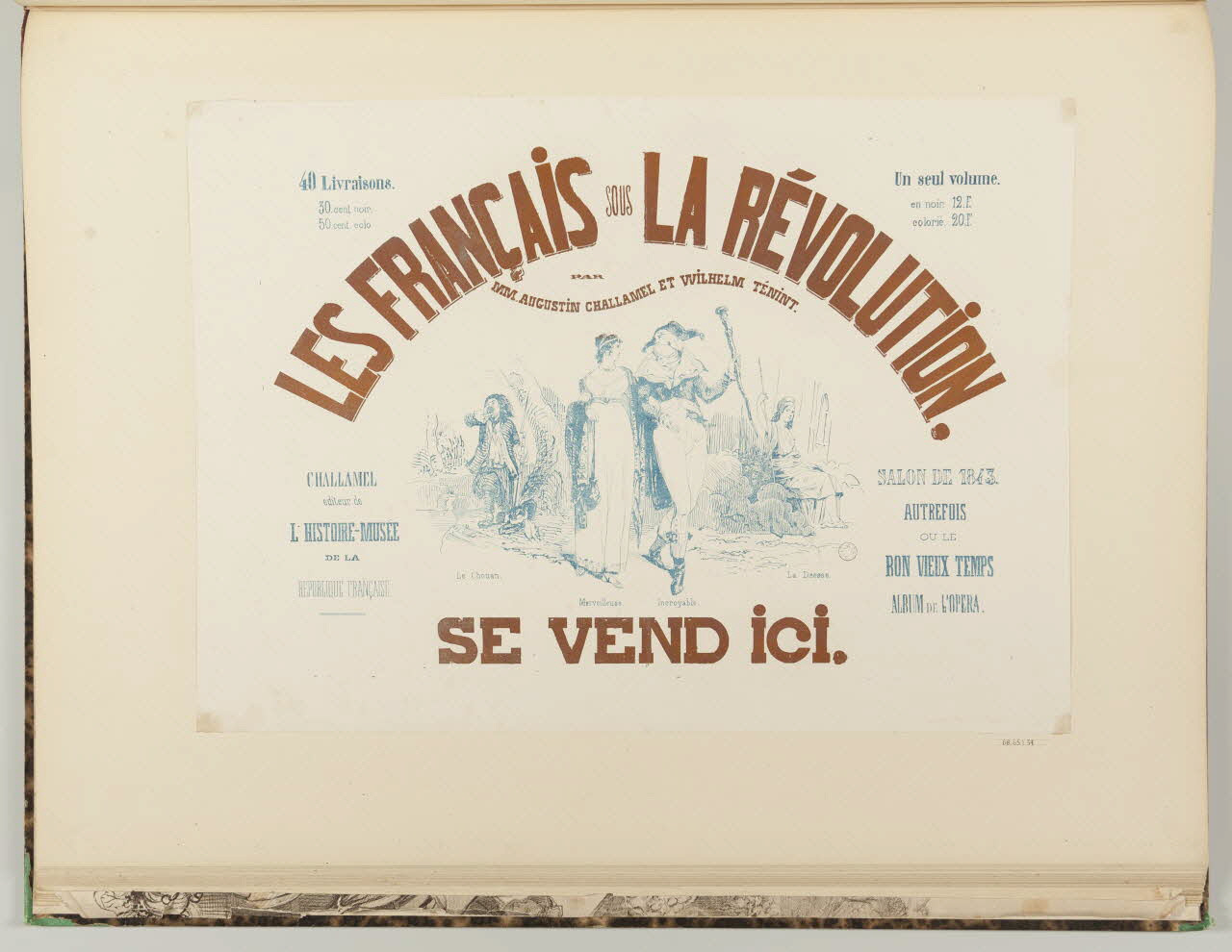 affiche LES FRANCAIS SOUS LA REVOLUTION. 1968.65.1.34 Photo