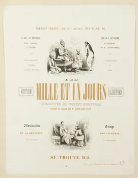 affiche LES  MILLE ET UN JOURS  AUGMENTES DE CONTES NOUVEAUX 1968.65.1.36 Photo