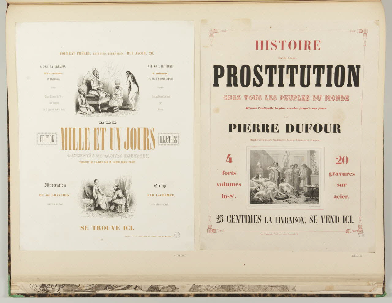 affiche HISTOIRE  DE LA  PROSTITUTION  CHEZ TOUS LES PEUPLES DU MONDE 1968.65.1.37 Photo