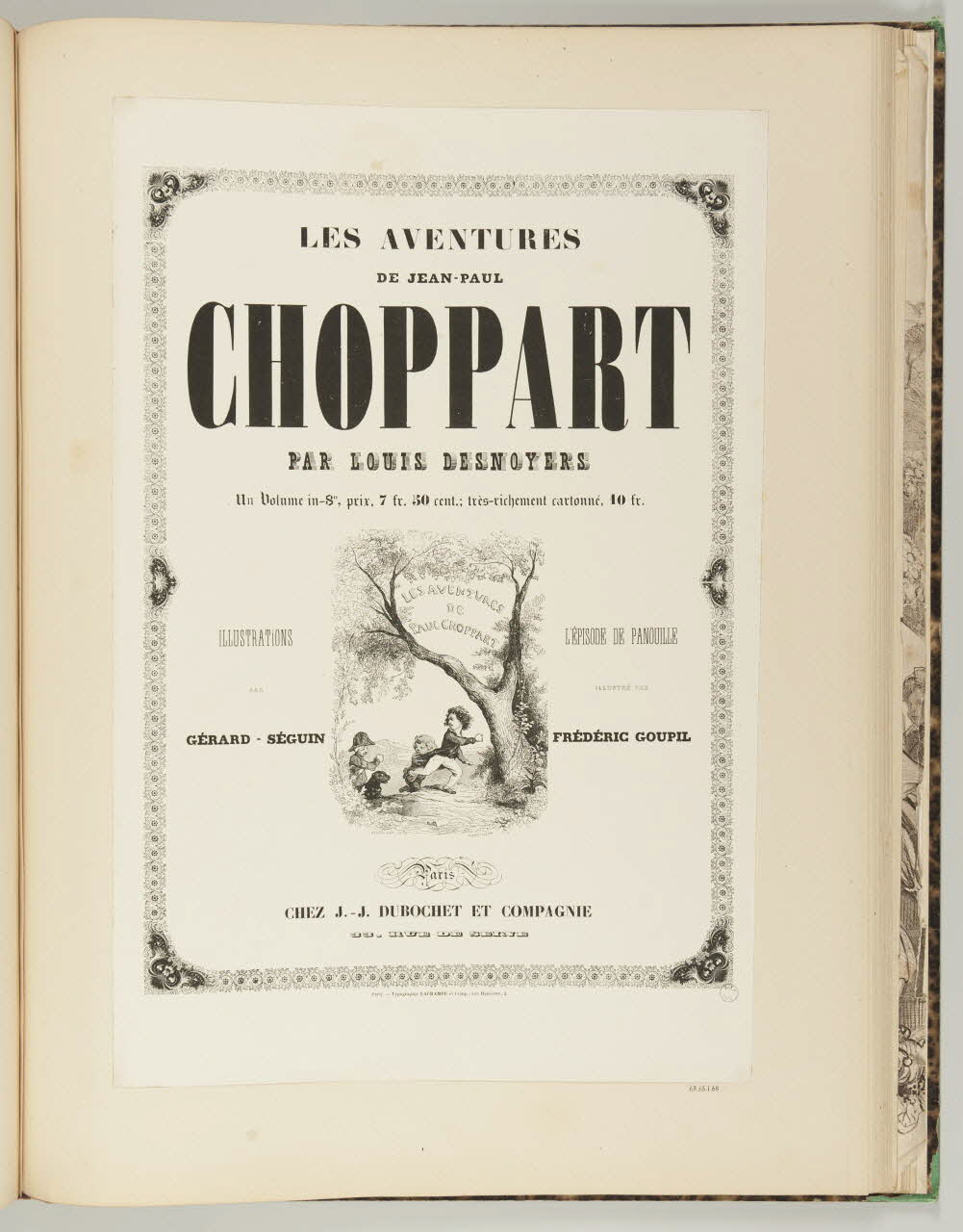 affiche LES AVENTURES  DE JEAN-PAUL  CHOPPART  PAR LOUIS DESNOYERS 1968.65.1.38 Photo