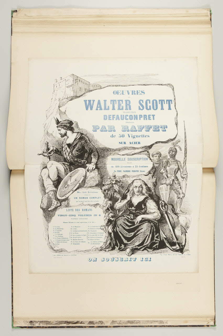 affiche OEUVRES  DE  WALTER SCOTT 1968.65.1.41 Photo