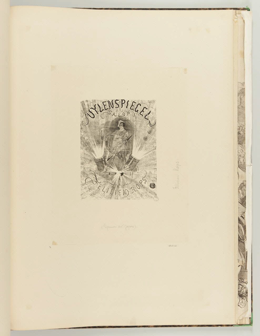 affiche UYLENSPIEGEL  AU  SALON  PAR  FELICIEN ROPS 1968.65.1.55 Photo