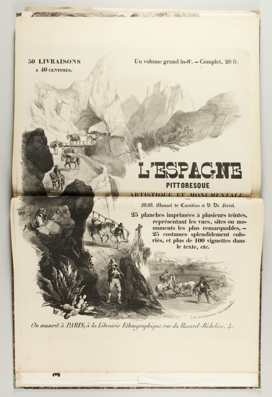 affiche L'ESPAGNE  PITTORESQUE  ARTISTIQUE ET MONUMENTALE 1968.65.1.61 Photo