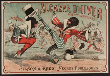 affiche ALCAZAR D'HIVER  JILSON & REED, NEEGROS BURLESQUES 1968.65.14  Photo